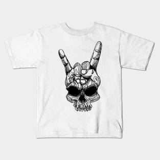 Skull & Horns Kids T-Shirt